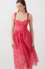 French Connection - Embroidered Lace Strappy Dress