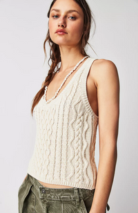 Free People - High Tide Cable Tank