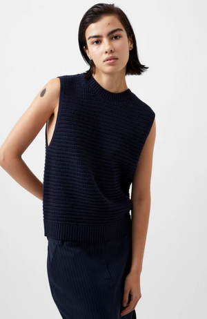 French Connection - Manda Open Knit Vest