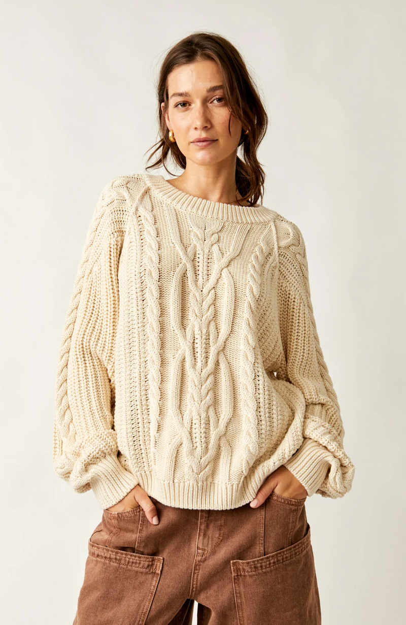 Free People - Frankie Cable Sweater