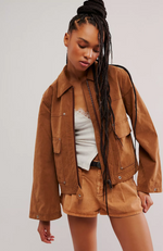 Free People - Blair Vegan Suede Jacket