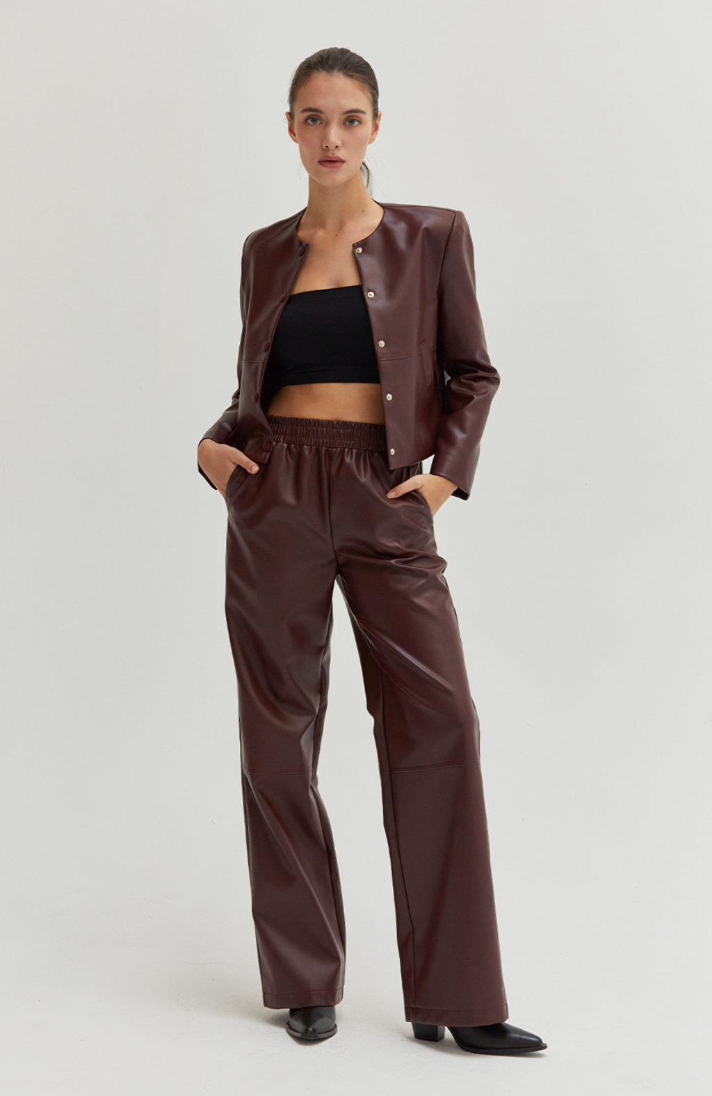 Crescent - Zhuri Vegan Leather Pants