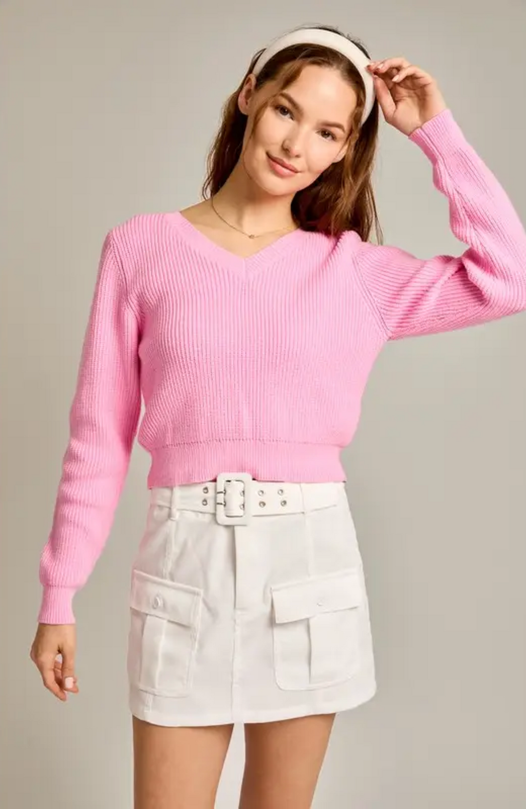 V-neck Sweater Top