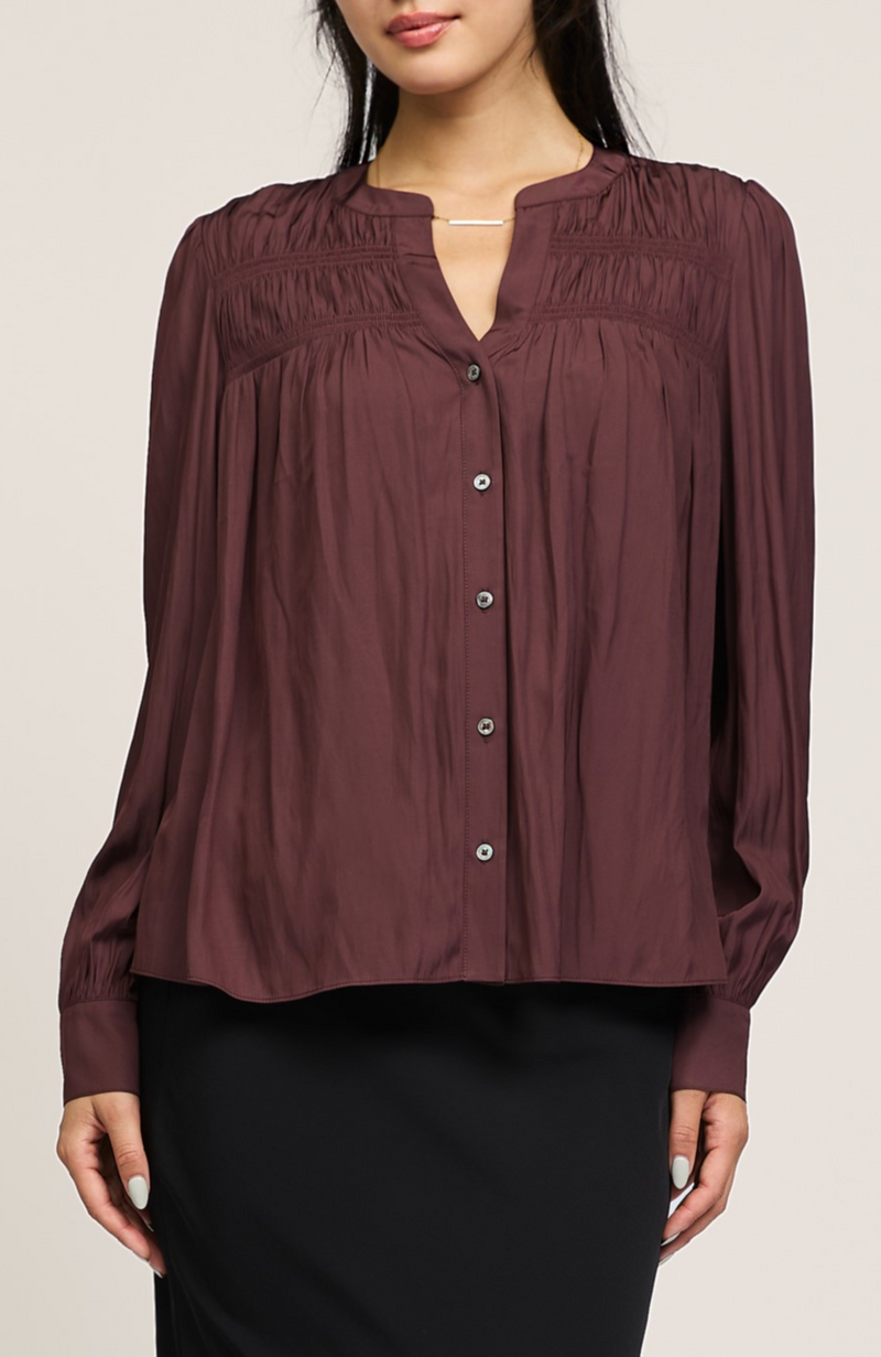 Current Air - Split Neck Blouse