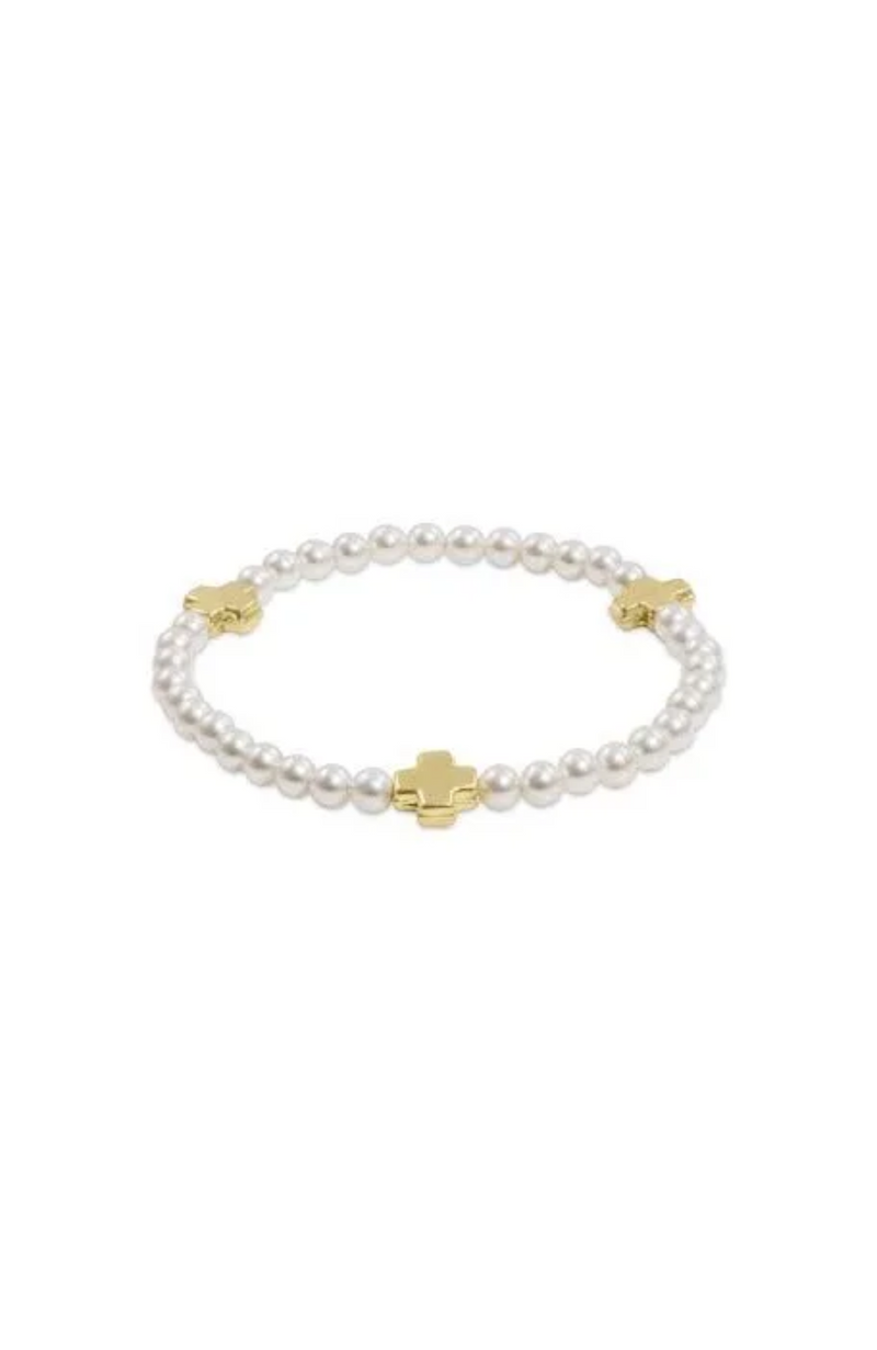 Enewton - Signature Small Pearl Pattern 3mm Bracelet