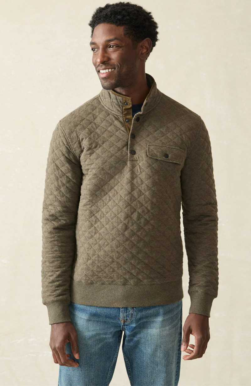 Faherty - Epic Quilted Fleece Pullover