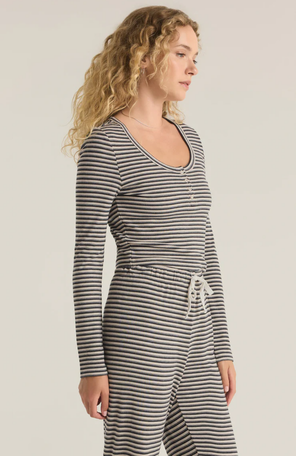 Z Supply - Constance Stripe Modal Rib Top