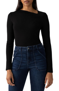 Sanctuary - Asymmetrical Neck Top