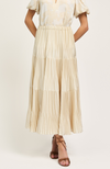 Current Air - Pleated Tiered Midi Skirt