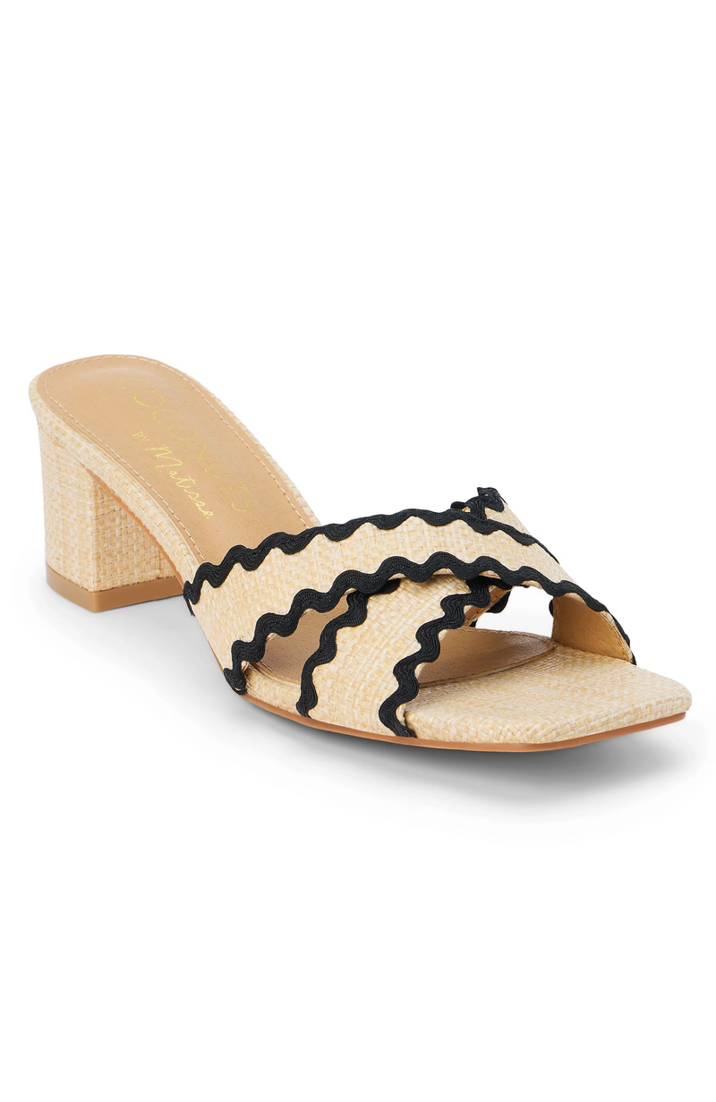 Matisse - Natural Black Principessa Heeled Sandal