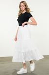 3 Tier Midi Skirt