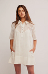 Free People -  Remino Eyelet Mini Dress