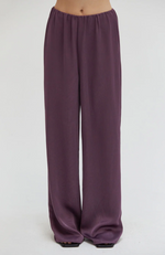 Crescent - Audrey Textured Satin Pants