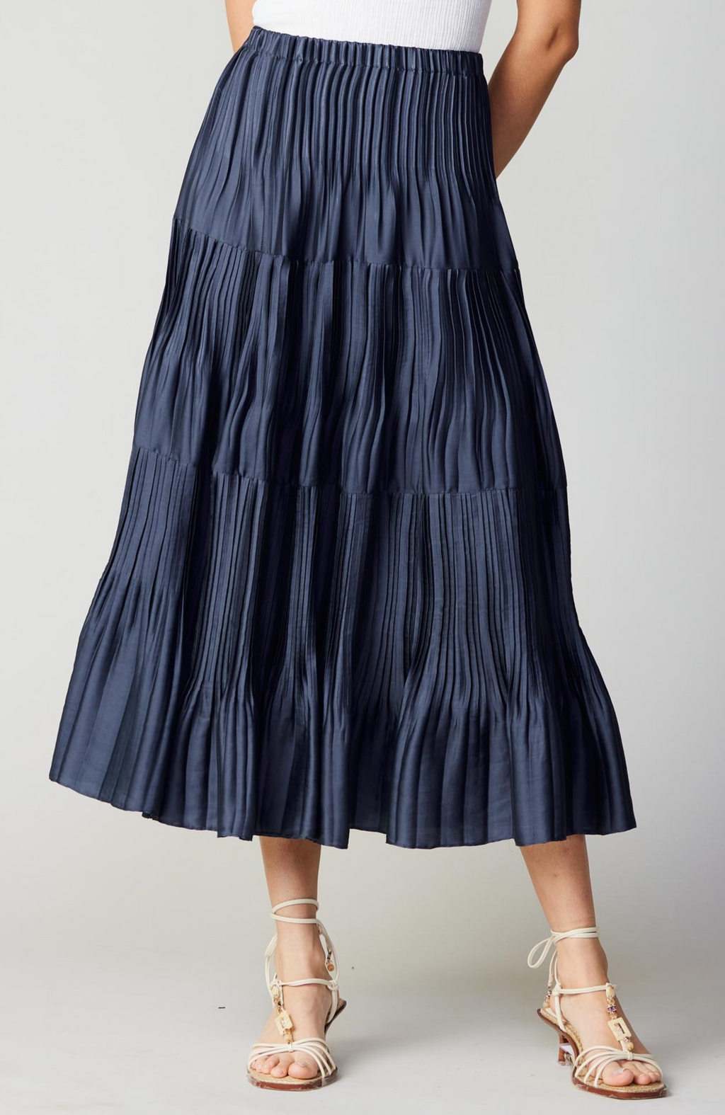 Current Air - Special Pleated Long Skirt