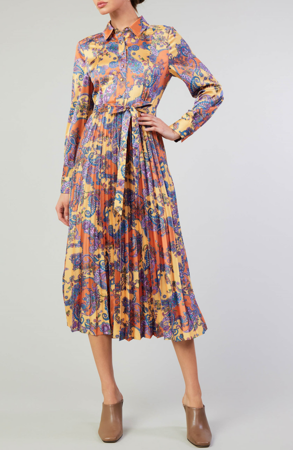 Current Air -  Long Paisley Dress