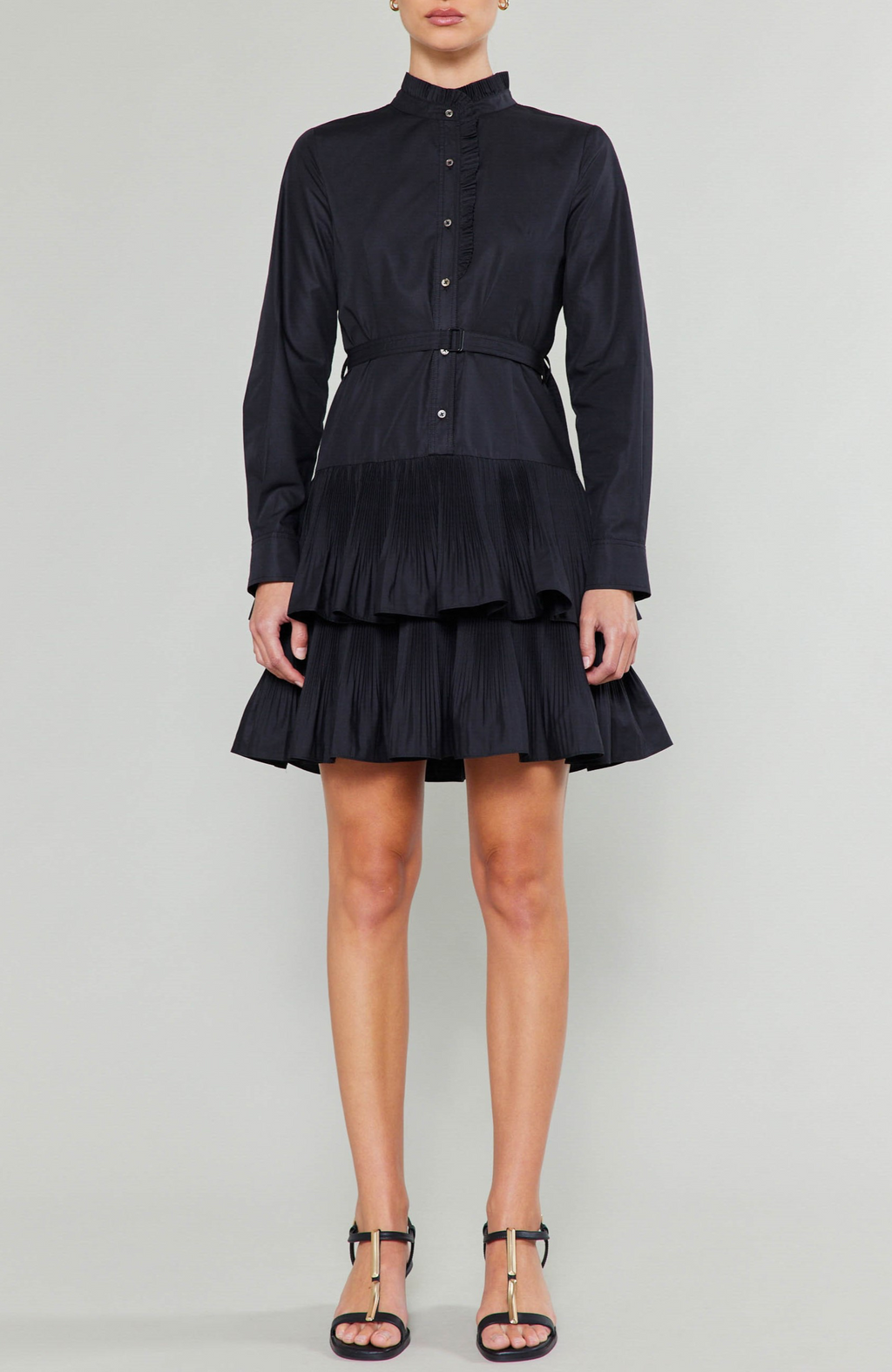 Current Air - High Neck Shirt Dress