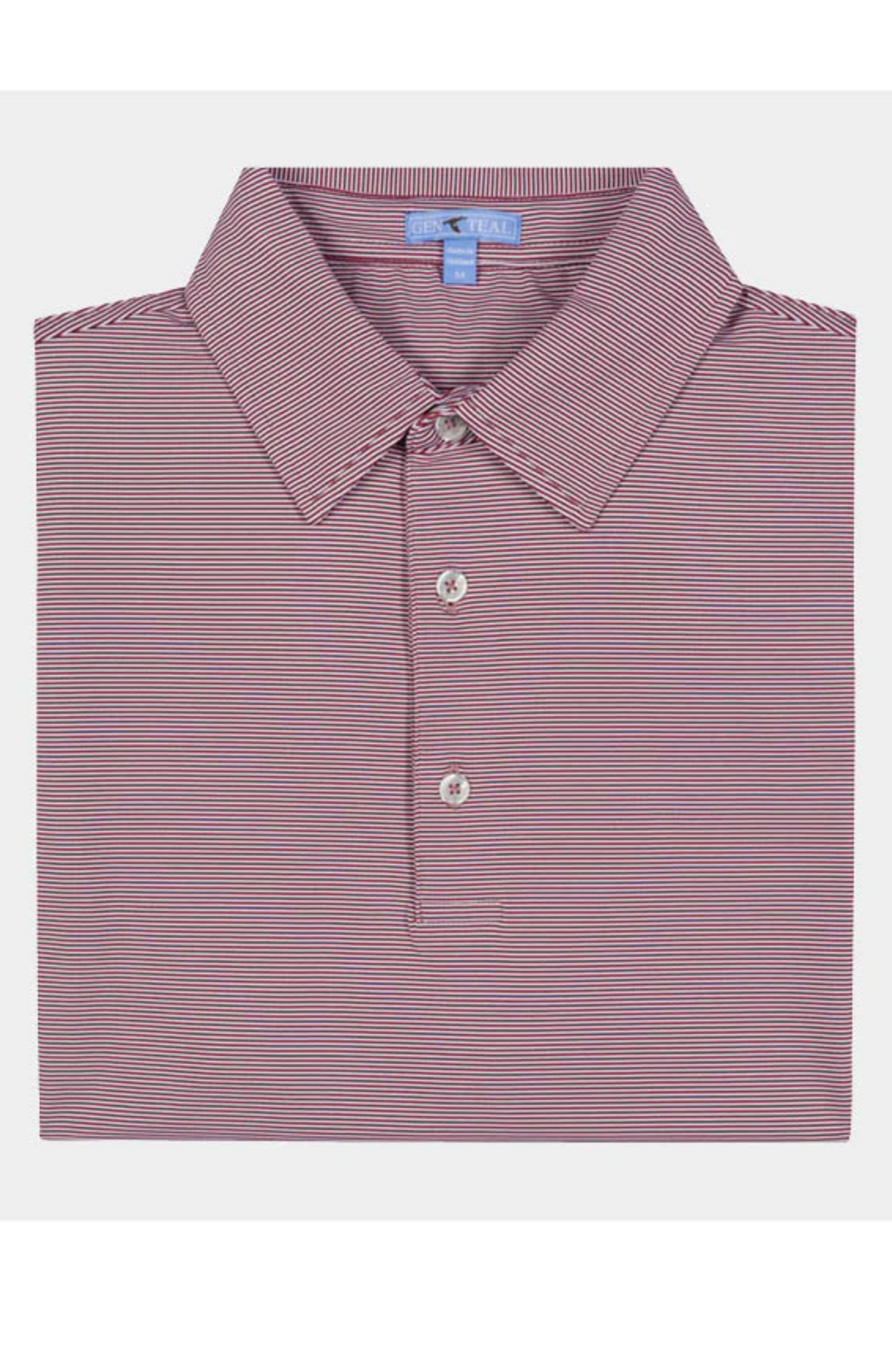 Genteal - Club Pinstripe Performance Polo