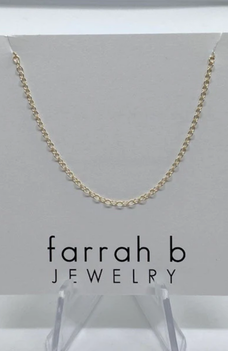 Farrah B. - Dainty Chain Necklace