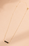 Able - Onyx Trio Necklace