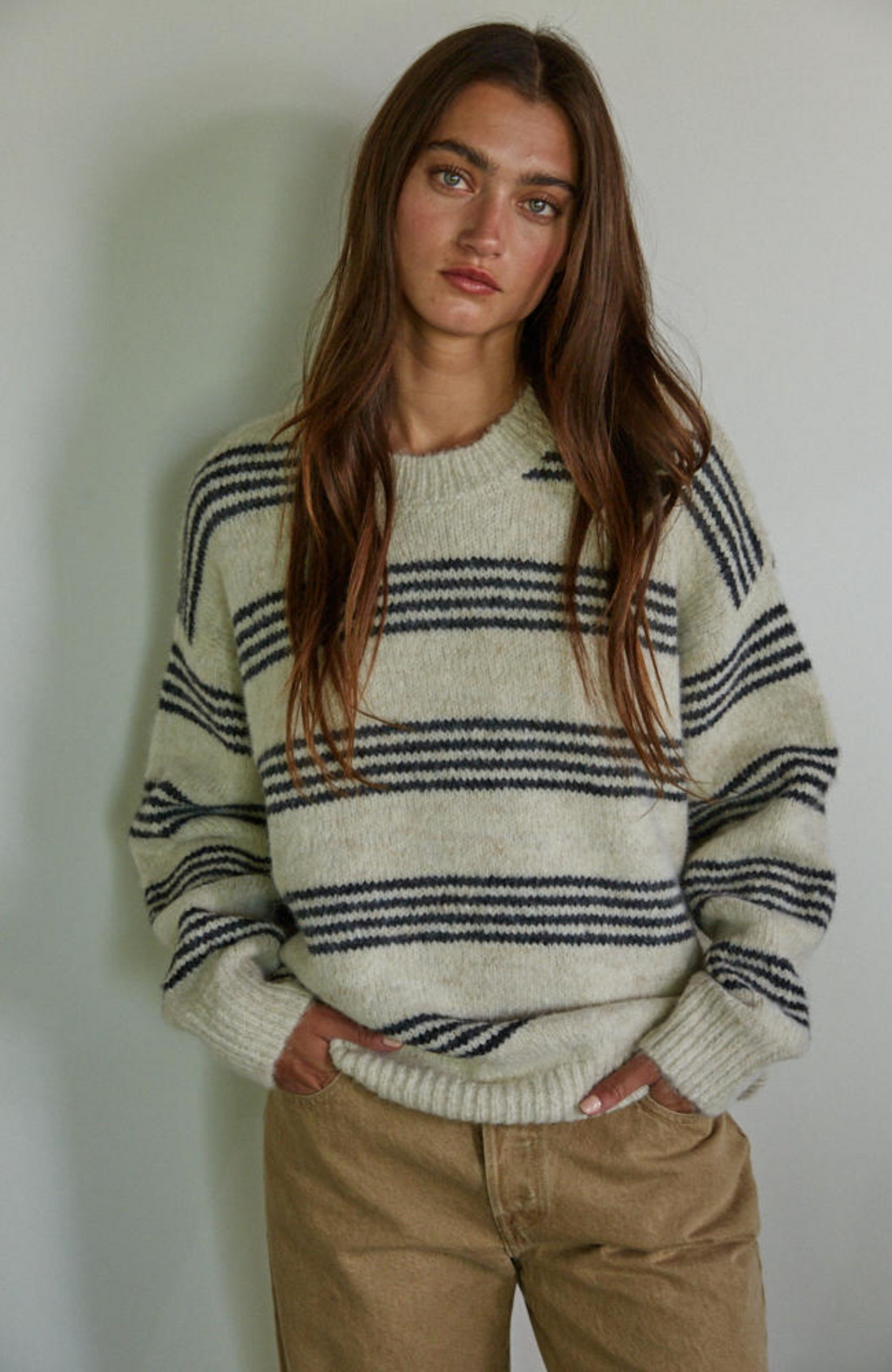 By Together - Carolina Striped Crew