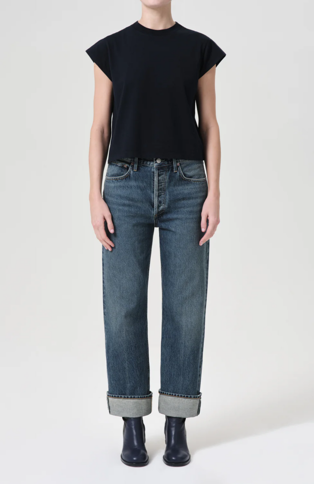 Agolde - Fran Low Slung Straight Jean