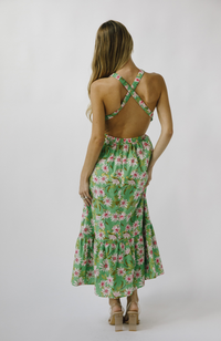 Green Envy Midi Dress