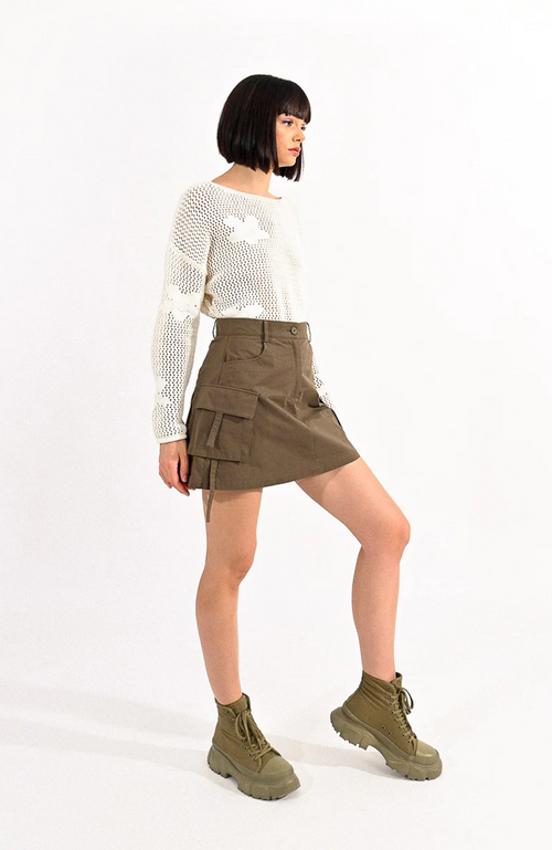 Molly Bracken - Woven Utility Skirt