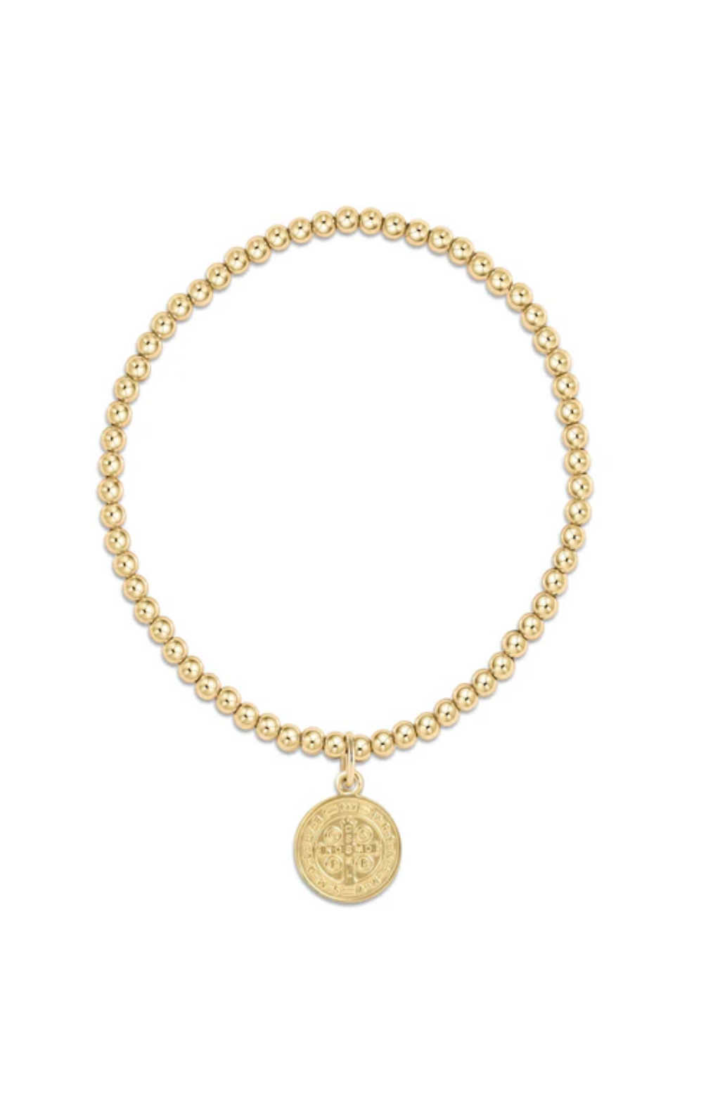 Enewton - 3mm Classic Gold Blessing Disc Bracelet