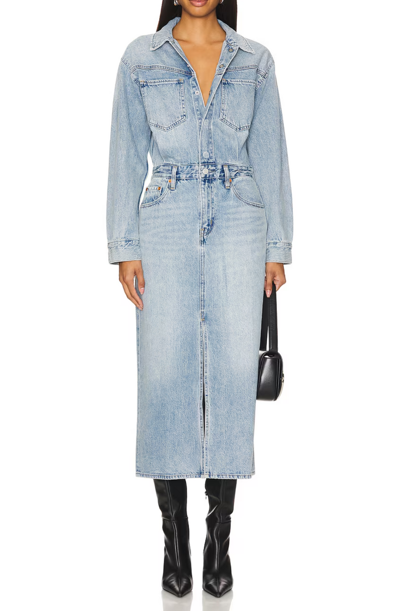 Levi's Premium - Western Denim Midi Dress