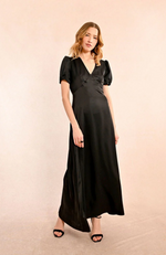 Molly Bracken- Satin Maxi Dress