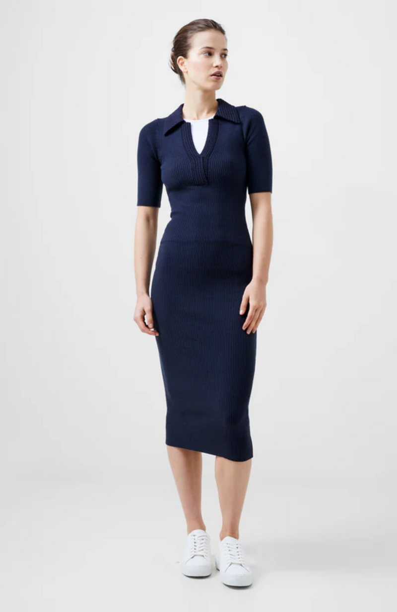 French Connection - Cosysoft V Neck Midi Dress