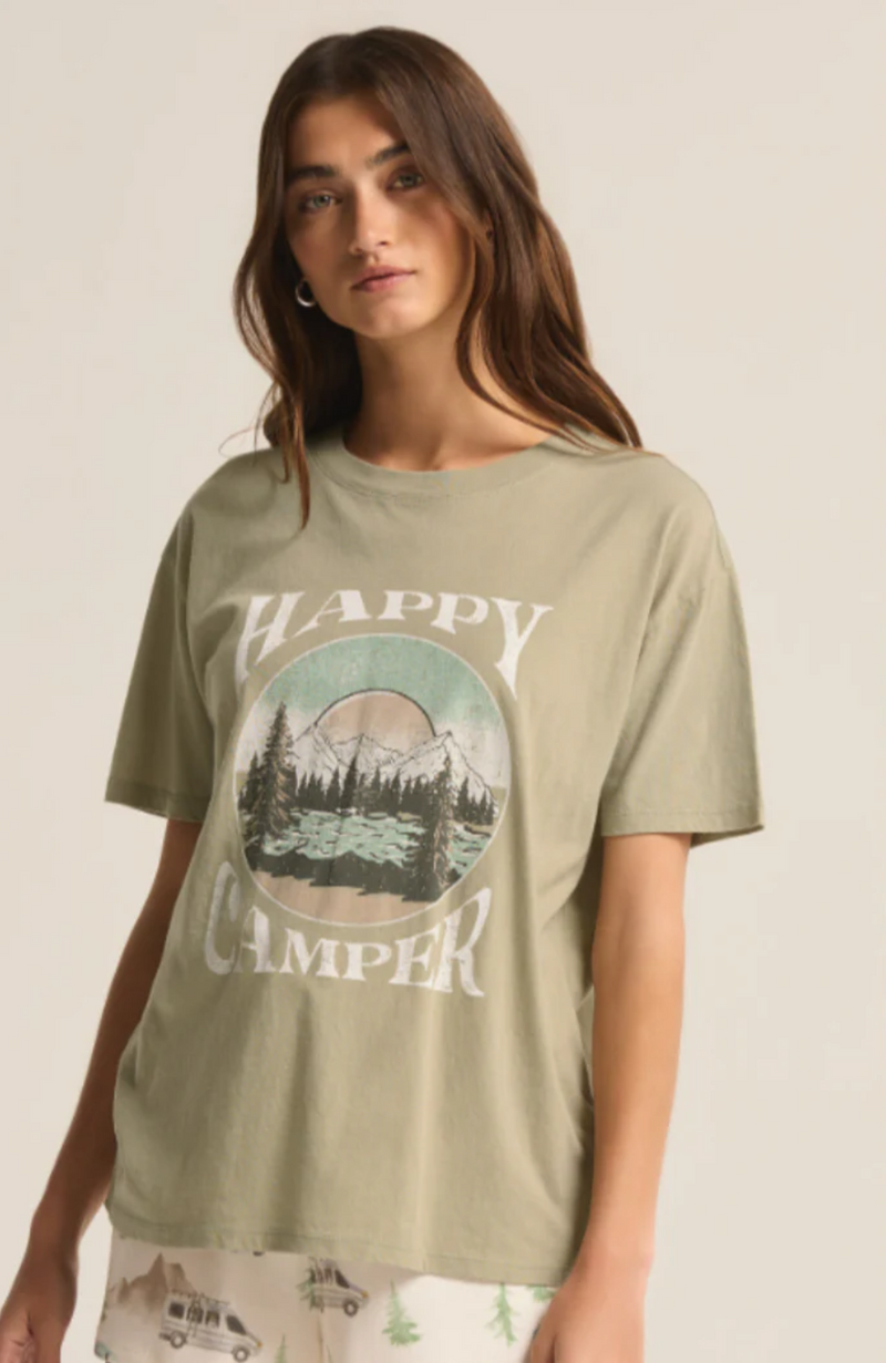 Z Supply - Happy Camper Boyfriend Tee