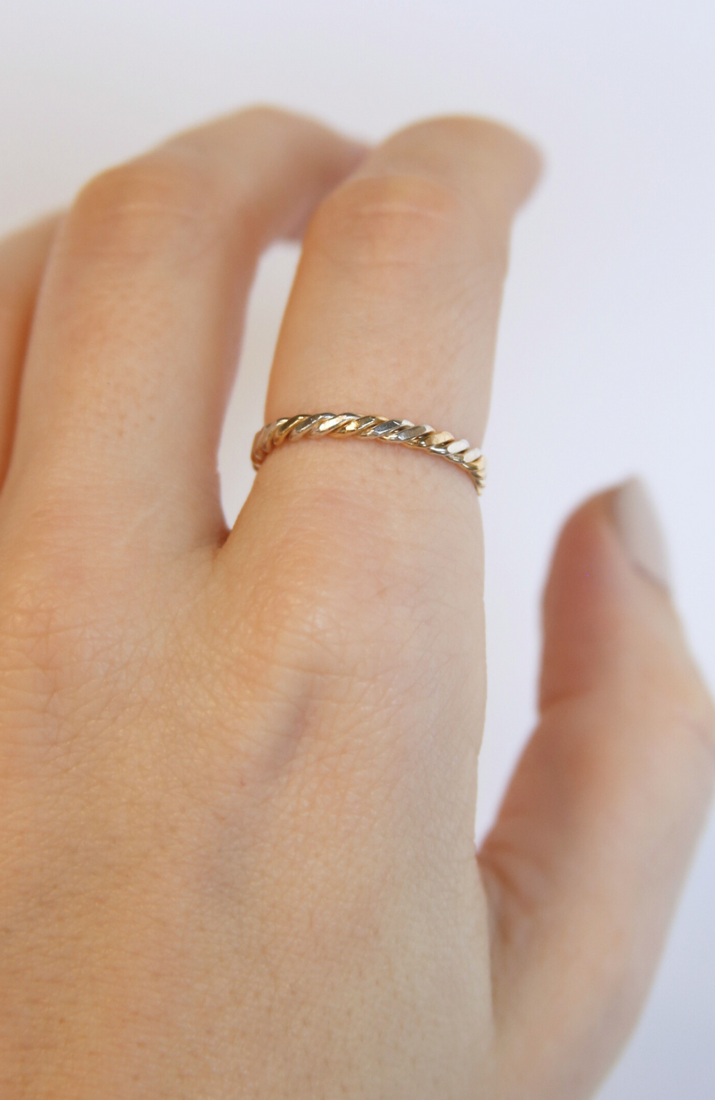 Able - Two-Tone Twist Ring