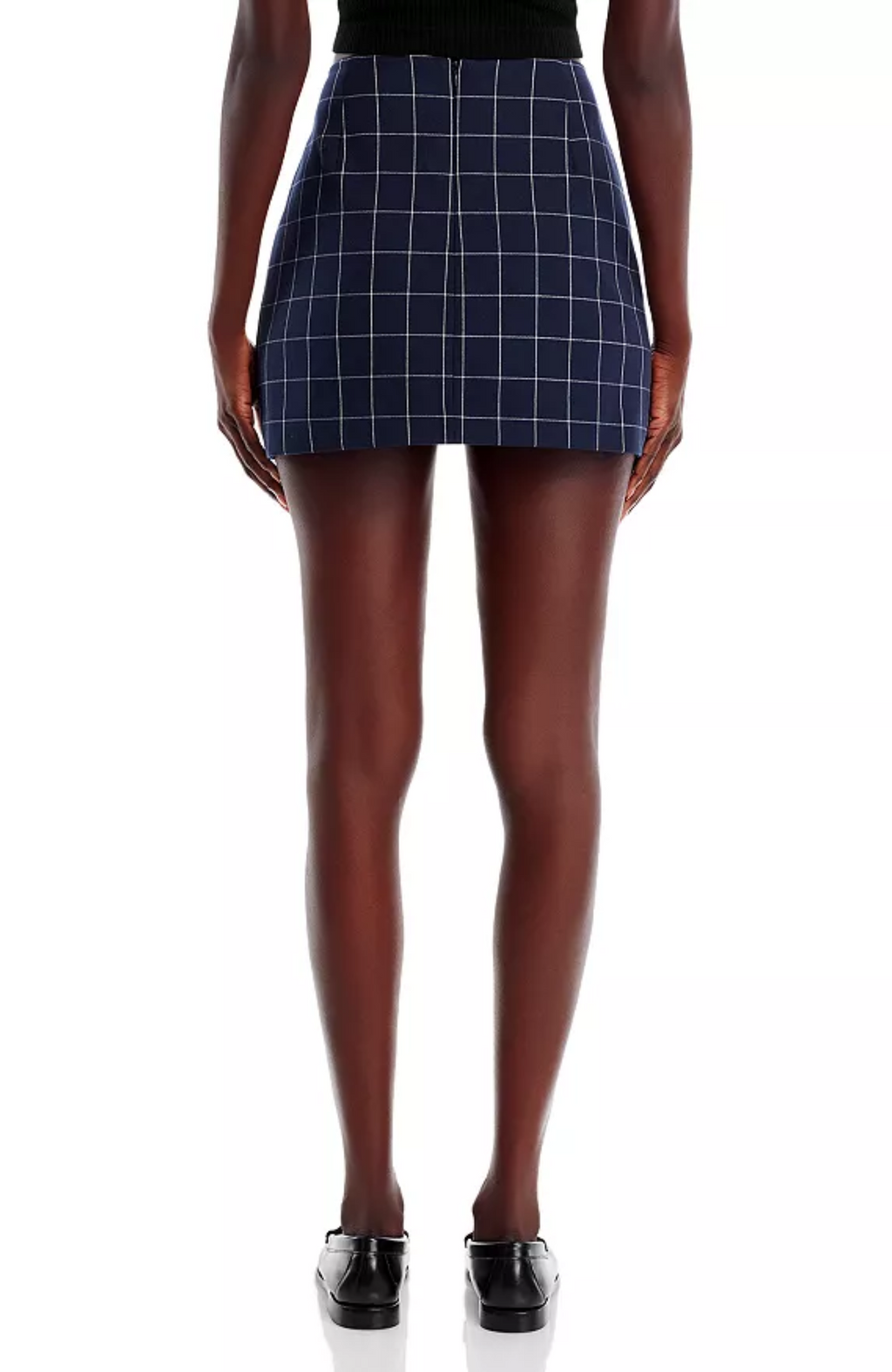 French Connection - Window Pane Check Skirt