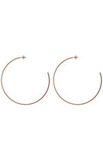 Sheila Fajl - Jillian Thin Rounded Hoop Earrings