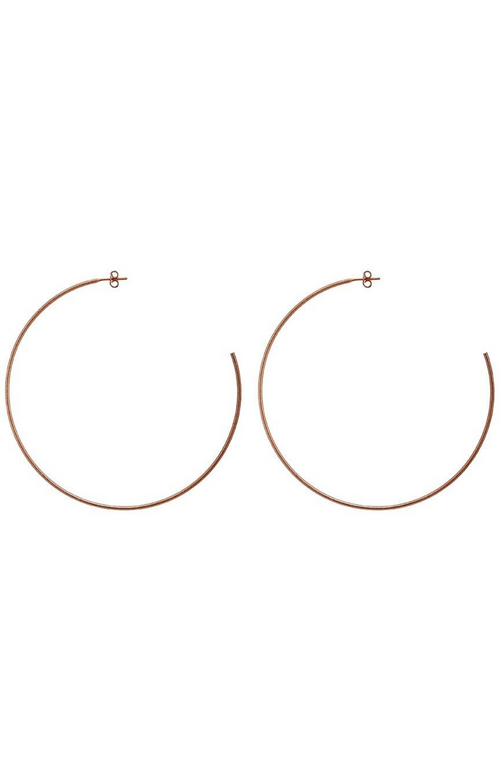 Sheila Fajl - Jillian Thin Rounded Hoop Earrings