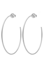 Sheila Fajl - Jillian Thin Rounded Hoop Earrings